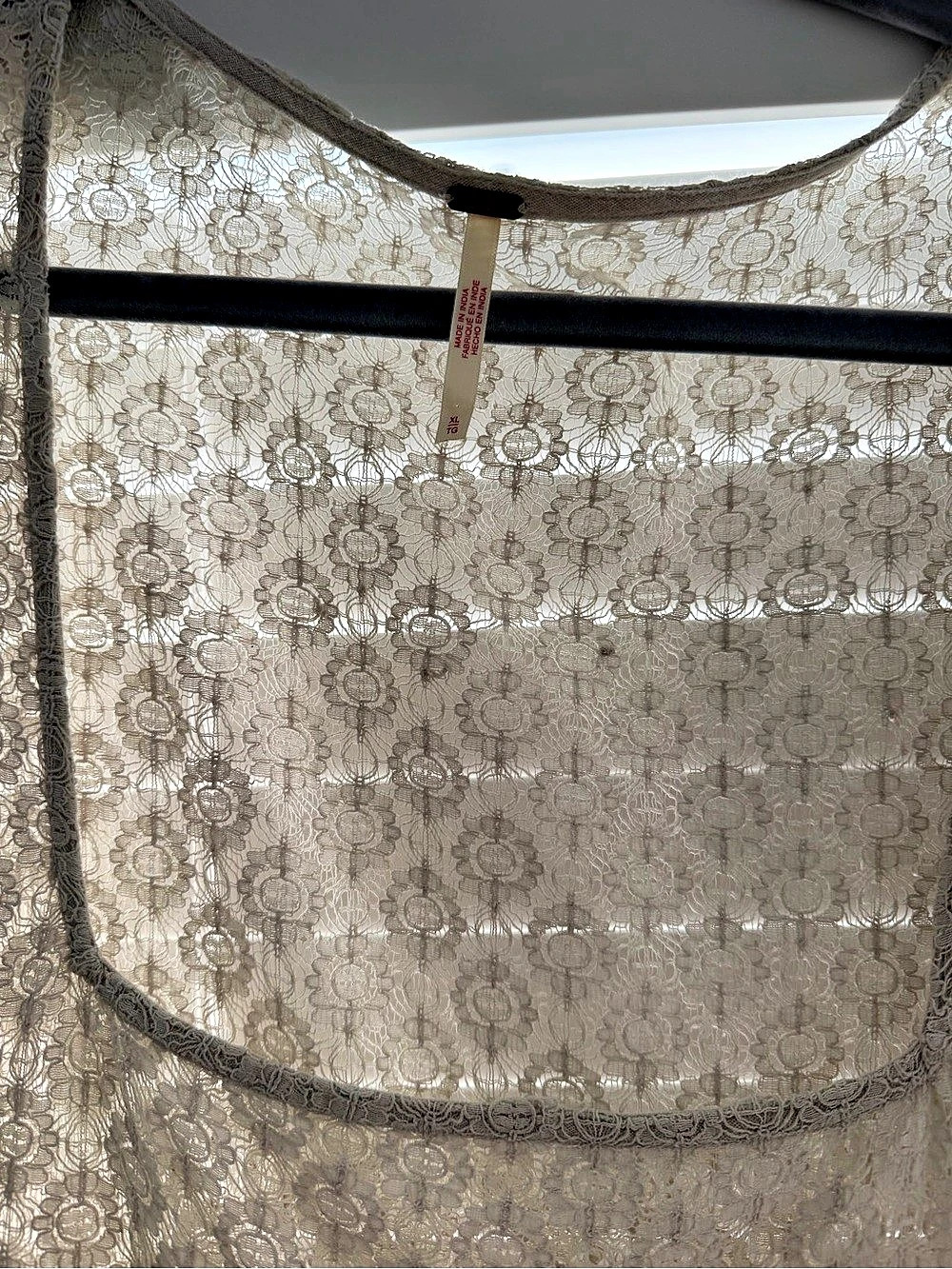 Free People Floral Lace Maxi Dress in Beige - Picture 4 of 7